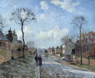 El Camino a Louveciennes, 1872